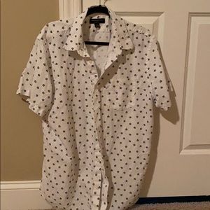 Banana Republic short sleeve button down shirt XL